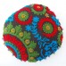 Christmas Decor Woolen Embroidered Pillow Cases, Indian Cushion Cover