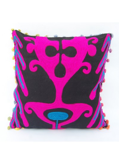 Indian Vintage Handmade Cushion Cover Decorative Suzani Embroidered Pillow Cases