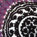 Indian Suzani Embroidered Cushion Cover Pom Pom Uzbek Handmade Pillow Cases 