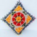 Suzani Embroidered Indian Handmade Decorative Cotton Cushion Cover Throw Pillow Cases