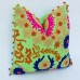 Vintage Handmade Suzani Cushion Cover Indian Decorative Embroidered Pillow Cases