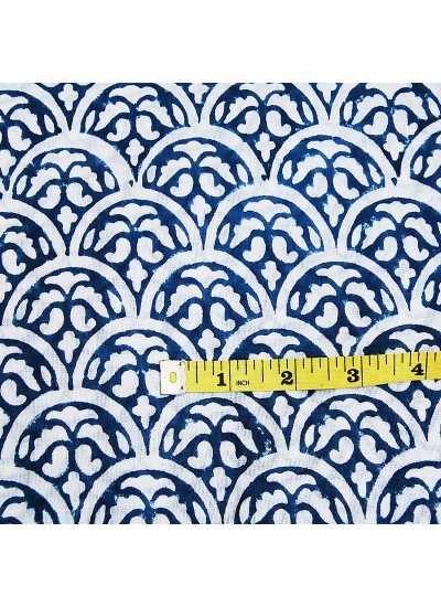 Hand Block Print Indian Handmade Pure Cotton Dabu Printed Running Fabric 