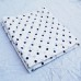 Hand Block Print Indian Beautiful Handmade Dot Printed White Running Fabric 