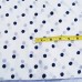 Hand Block Print Indian Beautiful Handmade Dot Printed White Running Fabric 