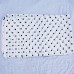 Hand Block Print Indian Beautiful Handmade Dot Printed White Running Fabric 