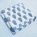 Indian Hand Block Print Decorative Beautiful Handmade Floral Printed Cotton Fabric.