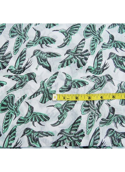 Indian Hand Block Print Beautiful Sanganeri Printed Traditional Pure Cotton Running Fabric 
