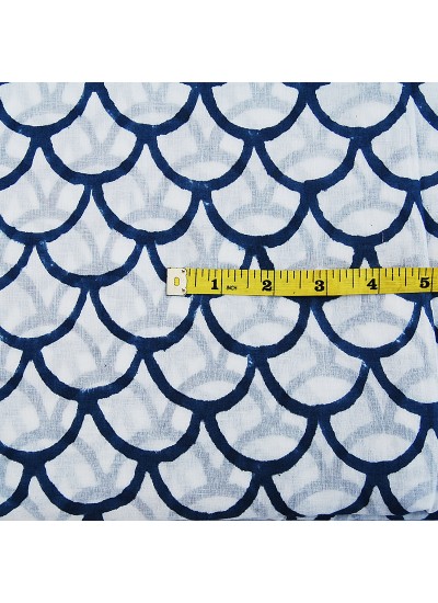 Indian Vintage Handmade Cotton Floral Printed Beautiful Fabric Traditional Hand Block Print 