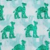 Beautiful Handmade Animal Printed Pure Cotton Running Fabric Indian Hand Block Print