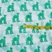 Beautiful Handmade Animal Printed Pure Cotton Running Fabric Indian Hand Block Print