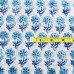 Beautiful Indian Hand Block Print 10 Yard Floral Printed Cotton Running Fabric