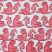 Jaipuri Hand Block Print Indian Beautiful Handmade Monkey Printed White Cotton Fabric 