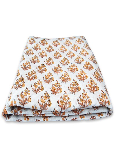 Indian Handmade Beautiful Hand Block Printed Sewing Voile Natural Cotton Fabric
