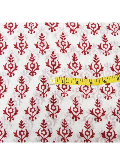Indian Beautiful Hand Block Print Decorative Handmade Floral Printed Cotton Fabrics