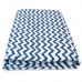 Indian Handmade Beautiful Zig Zag Printed Designer Hand Block Print Cotton Voile Fabric