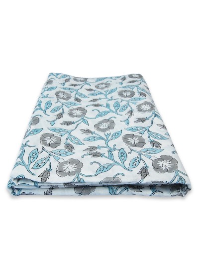 Hand Block Print Beautiful Indian Sanganeri Printed Handmade Natural Cotton Voile Fabric
