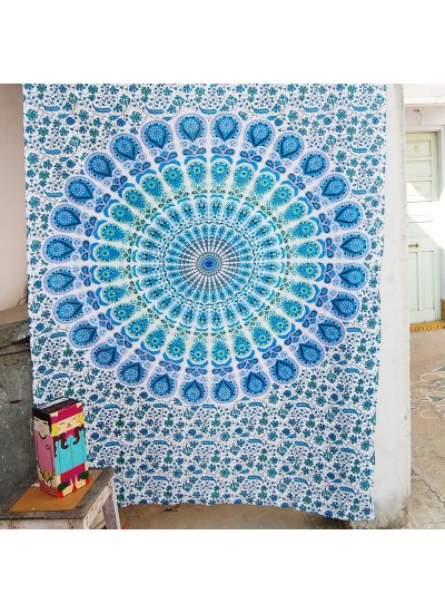 Hippie Tapestry Throw Decor Bohemian Bedspread Indian Wall Hanging