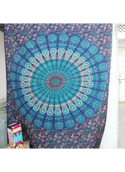 Indian Wall Hanging Mandala Bohemian Hippie Twin Bedspread Throw Decor