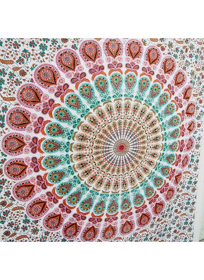 Hippie Bohemian Bedspread Indian Wall Hanging Mandala Hippie Dorm Decor Tapestry 
