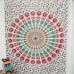 Hippie Bohemian Bedspread Indian Wall Hanging Mandala Hippie Dorm Decor Tapestry 