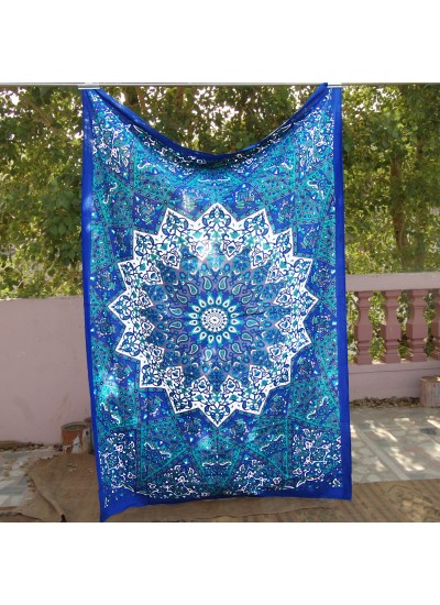 Hippie Indian Mandala Tapestry Bohemian Wall Hanging Bedspread Throw Decor