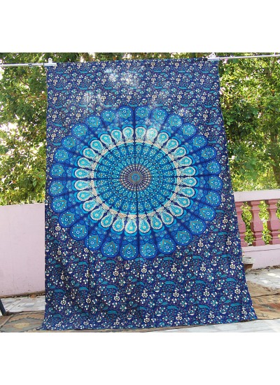 Hippie Mandala Tapestry Indian Wall Hanging Bohemian Throw Home Decor Bedspread  