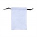 100pcs Handmade Small Cotton Storage Bags Indian Black Drawstring Pouch