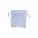 100pcs Drawstring  Jewelry Pouch Bottom Pom Pom Small Bag Cotton Pouches