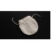 Cotton White Drawstring Pouch, Handmade Indian Small Storage Bags