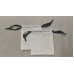 Black Drawstring Cotton Pouches ,Small Storage Indian Jewelry Bags 