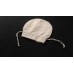 Cotton White Drawstring Pouch, Handmade Indian Small Storage Bags
