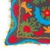 Embroidered Pillow Cases Handmade Floral Printed Cushion Cover Pom Pom Uzbek 