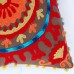 Handmade Suzani Embroidered Indian Floral Printed Cotton Pillow Cases Traditional Cushion Cover
