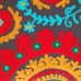 Indian Cotton Suzani Handmade Floral Printed Embroidered Cushion Cover