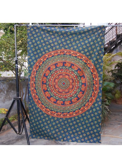 Indian Decor Mandala Tapestry Wall Hanging Dorm Decor Twin Bohemian Bedspread 